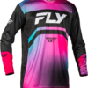 FLY RACING YOUTH RAYCE BICYCLE JERSEY FUSCHIA/BLACK/TEAL YS - 378-051YS - Image 2