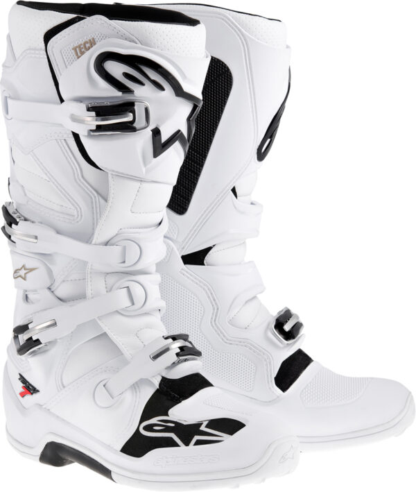 ALPINESTARS TECH 7 BOOTS WHITE SZ 13 - 2012014-20-13