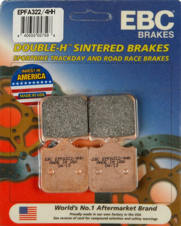 EBC EXTREME PRO BRAKE PADS - EPFA322/4HH