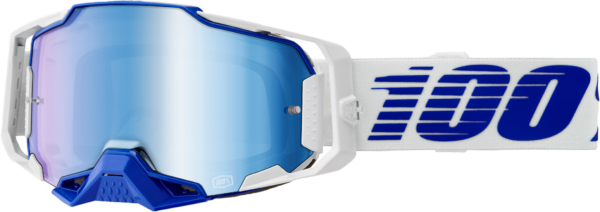 100-PERCENT ARMEGA GOGGLE BLUE W/BLUE MIRROR LENS - 50005-00031