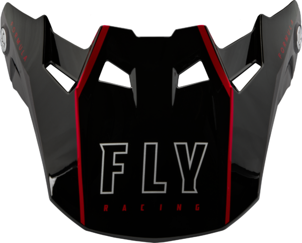 FLY RACING FORMULA CARBON TRACER VISOR RED/BLACK YL/SM - 73-47123S