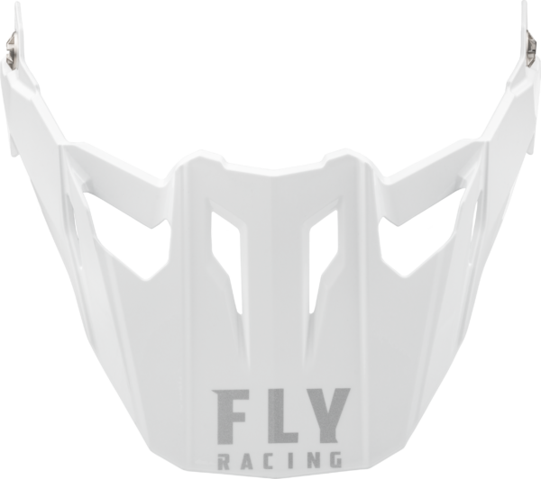 FLY RACING TREKKER SOLID HELMET VISOR WHITE - F73-7040