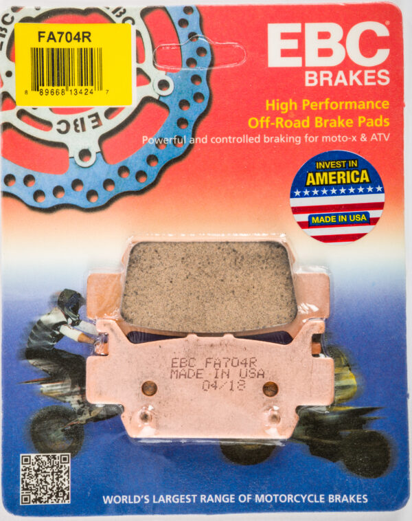 EBC BRAKE PADS FA704R SINTERED R SERIES - FA704R