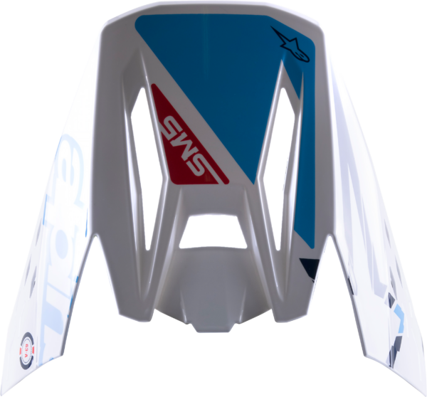 ALPINESTARS S-M5 ACTION VISOR WHITE/CYAN/BLUE - 8986022-2077-OS