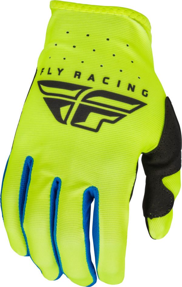 FLY RACING LITE GLOVES HI-VIS/BLACK LG - 376-712L