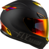 FLY RACING SENTINEL RECON HELMET MATTE BLACK/FIRE CHROME XS - 73-8427XS - Image 6