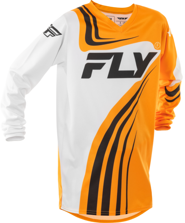 FLY RACING YOUTH F-16 JERSEY YELLOW/WHITE/BLACK YXL - 378-224YXL