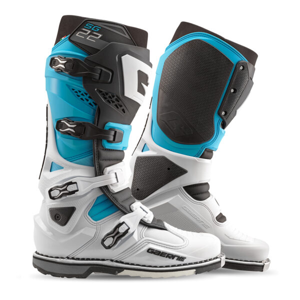 GAERNE SG-22 BOOTS LE WHITE/BLACK/LIGHT BLUE 11 - 2262-003-46