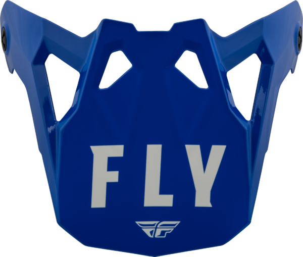 FLY RACING FORMULA CP SLANT VISOR GREY/BLUE YM-SM - 73-87312S