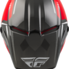 FLY RACING YOUTH KINETIC VISION HELMET RED/GREY YM - F73-8653YM - Image 3