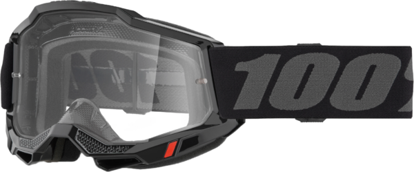 100-PERCENT ACCURI 2 OTG GOGGLE BLACK CLEAR LENS - 50018-00006