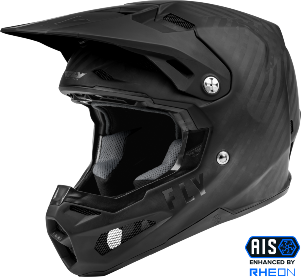 FLY RACING YOUTH FORMULA CARBON SOLID HELMET MATTE BLACK CARBON YL - 73-4429YL