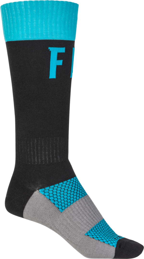 FLY RACING MX PRO SOCKS BLUE/BLACK SM/MD - 350-0531S