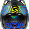 FLY RACING FORMULA S CARBON ZEN HELMET BLACK CARBON/BLUE/YELLOW LG - 73-4468L - Image 2