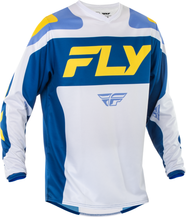 FLY RACING F-16 JERSEY WHITE/DARK BLUE/YELLOW 5X - 378-9235X