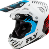 FLY RACING FORMULA CP SLICE HELMET WHITE/RED/CYAN 2X - 73-00522X - Image 2