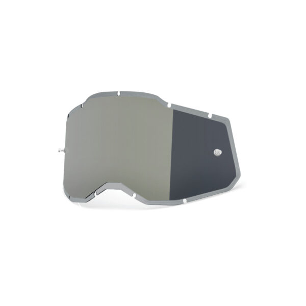 100-PERCENT RC2/AC2/ST2 PLUS REPLACEMENT INJECTED MIRROR SILVER LENS - 59091-00002