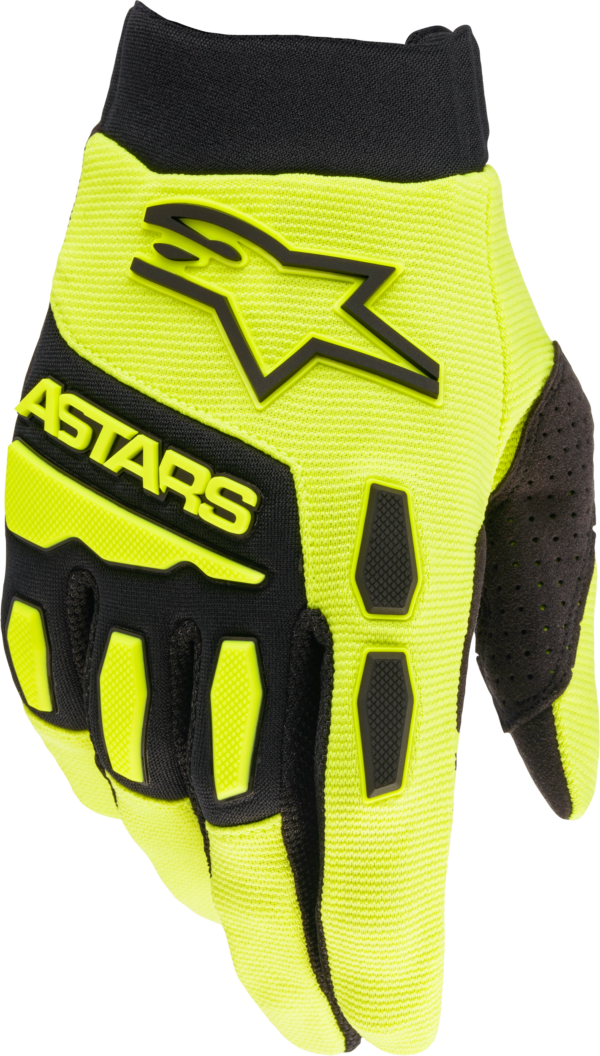 ALPINESTARS FULL BORE GLOVES YELLOW FLUO/BLACK 2X - 3563622-551-2XL