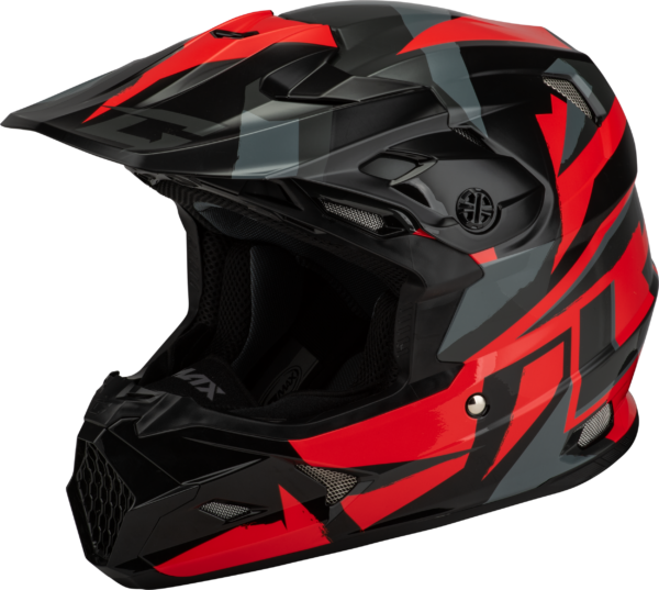GMAX MX-96S SPLINTER HELMET BLACK/RED MD - D2961155