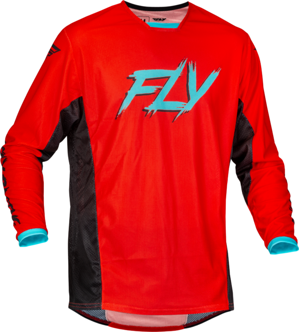 FLY RACING KINETIC MESH RAVE JERSEY RED/BLACK/MINT 2X - 377-3122X