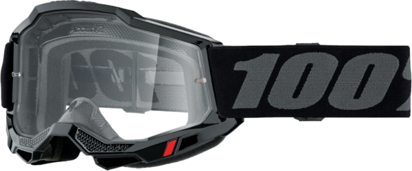 100-PERCENT ACCURI 2 GOGGLE BLACK CLEAR LENS - 50013-00038