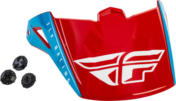 FLY RACING KINETIC STRAIGHT EDGE VISOR RED/WHITE/BLUE - F73-88197