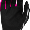 FLY RACING YOUTH LITE UNCAGED GLOVES BLACK/WHITE/NEON PINK YL - 377-741YL - Image 2