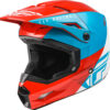 FLY RACING KINETIC STRAIGHT EDGE HELMET RED/WHITE/BLUE LG - 73-8632L - Image 4