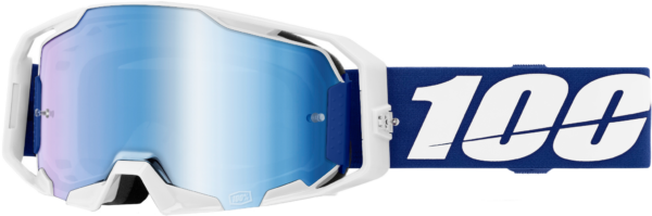 100-PERCENT ARMATIC GOGGLE BLUE MIRROR BLUE LENS - 50060-00002