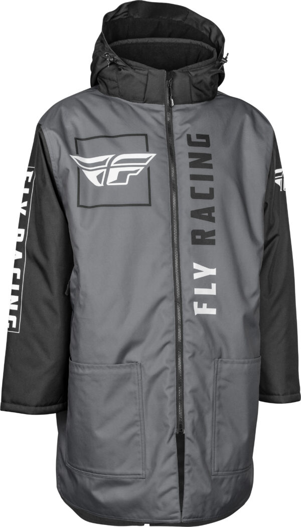 FLY RACING PIT COAT BLACK/GREY - 470-4051