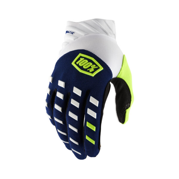 100-PERCENT AIRMATIC GLOVES NAVY/WHITE SM - 10000-00015