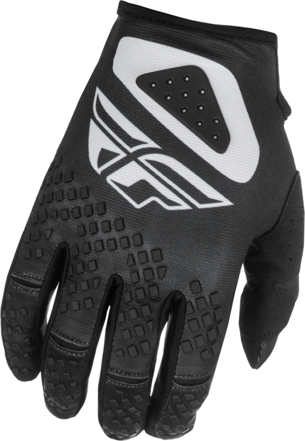 FLY RACING KINETIC SYM GLOVES BLACK/WHITE XS - 378-411XS