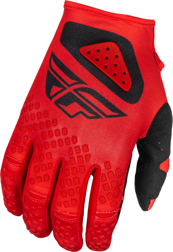 FLY RACING KINETIC CENTER GLOVES RED/BLACK XS - 378-512XS