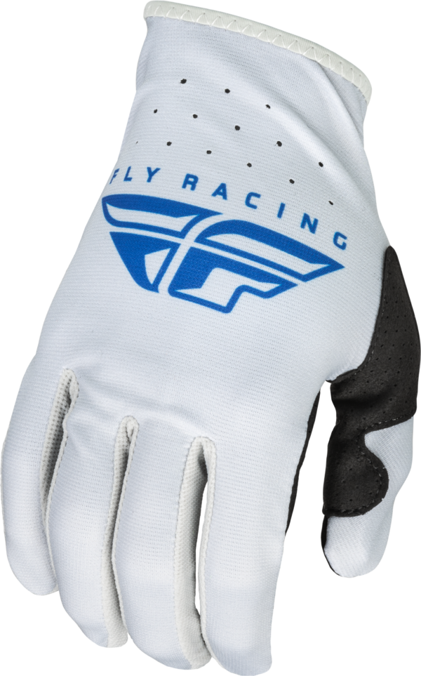 FLY RACING YOUTH LITE GLOVES GREY/BLUE YL - 376-716YL