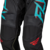 FLY RACING KINETIC MESH RAVE PANTS RED/BLACK/MINT SZ 40 - 377-32240 - Image 5