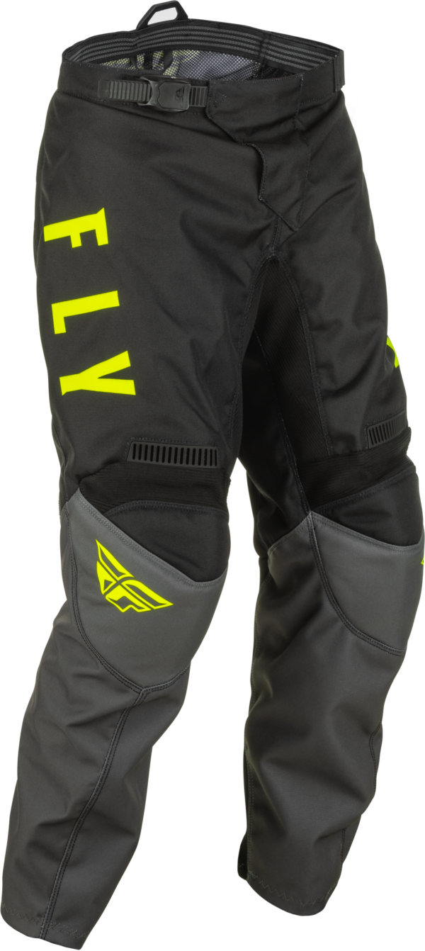 FLY RACING YOUTH F-16 PANTS GREY/BLACK/HI-VIS SZ 26 - 375-93226