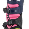 ALPINESTARS TECH 3S KIDS BOOTS BLACK/ DARK BLUE/PINK FLUO SZ 01 - 2014518-1176-1 - Image 2