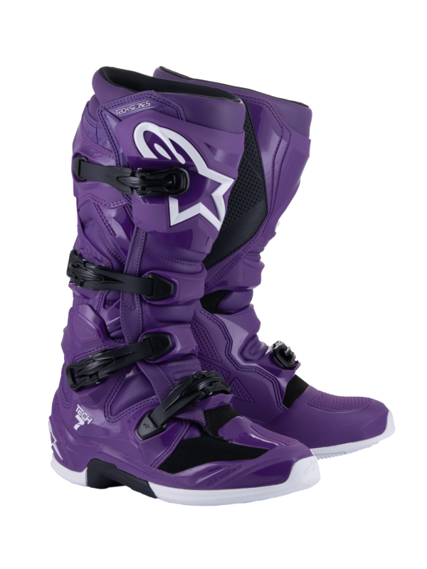 ALPINESTARS TECH 7 BOOTS PURPLE 13 - 2012025-38-13