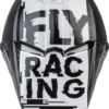 FLY RACING YOUTH KINETIC SCAN HELMET BLACK/WHITE YL - F73-3491YL - Image 3