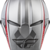 FLY RACING KINETIC DRIFT HELMET CHARCOAL/LIGHT GREY/RED MD - 73-8643M - Image 3