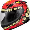 GMAX YOUTH GM-49Y DRAX HELMET RED YM - F1499371 - Image 2
