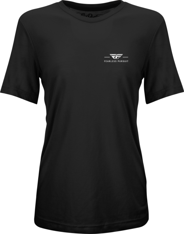 FLY RACING WOMEN'S FLY MOTTO TEE BLACK SM - 356-0050S