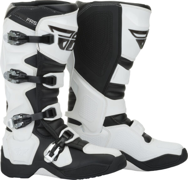 FLY RACING FR5 BOOTS WHITE SZ 09 - 364-70409