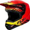 FLY RACING KINETIC MENACE HELMET RED/BLACK/YELLOW XL - F73-8658X - Image 3