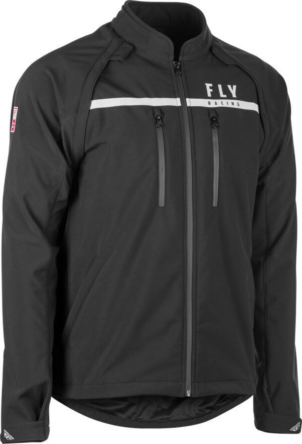 FLY RACING PATROL JACKET BLACK MD - 373-680M