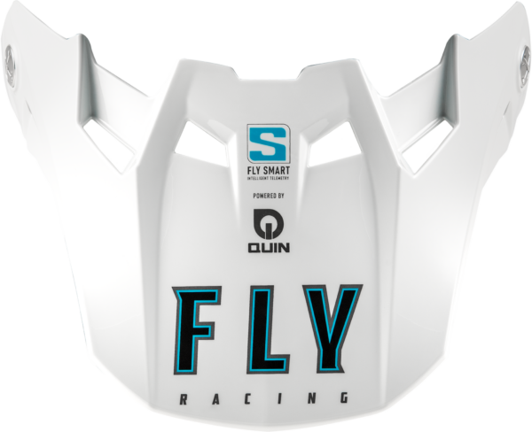 FLY RACING FORMULA S CARBON SOLID VISOR WHITE YL/SM - 73-4495