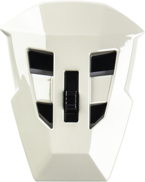 GMAX MD-74 MOUTH VENT W/SCREWS WHITE/RED - G074114