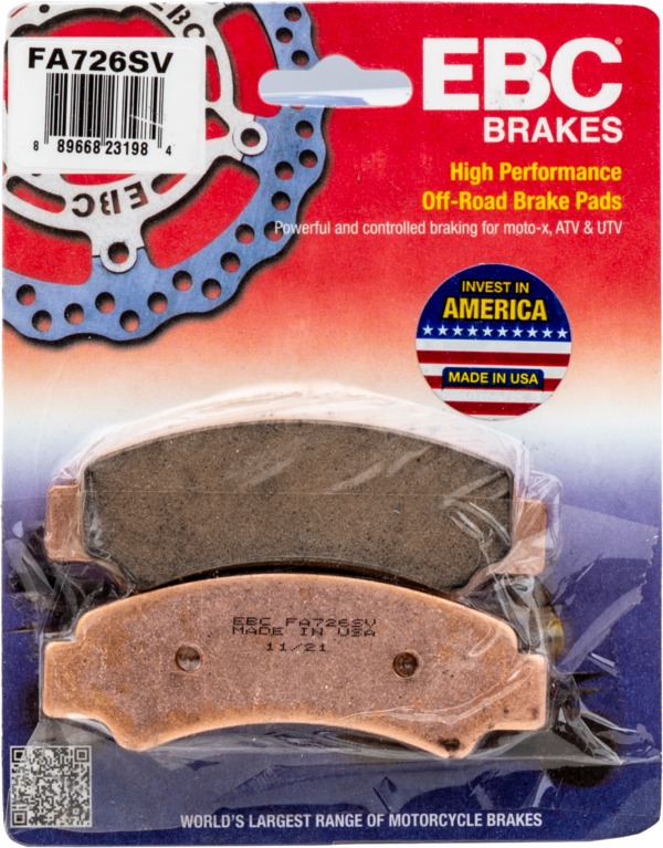 EBC BRAKE PADS FA726SV SEVERE DUTY SV SERIES - FA726SV