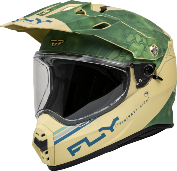 FLY RACING TREKKER KRYPTEK CONCEAL HELMET MATTE TAN/SAGE/BLACK XS - 73-7028XS