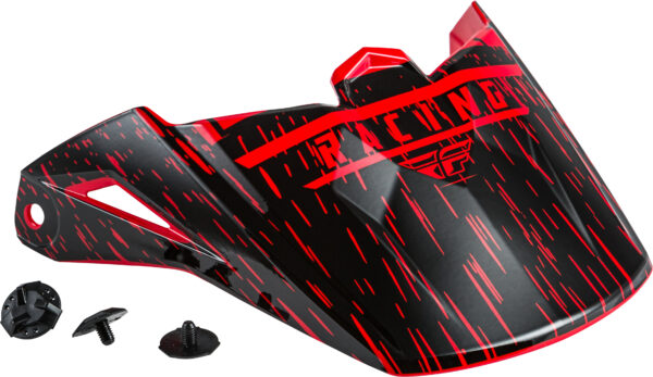 FLY RACING KINETIC K120 HELMET VISOR RED/BLACK - F73-88172